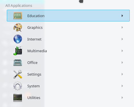 Kubuntu 16.04 icons